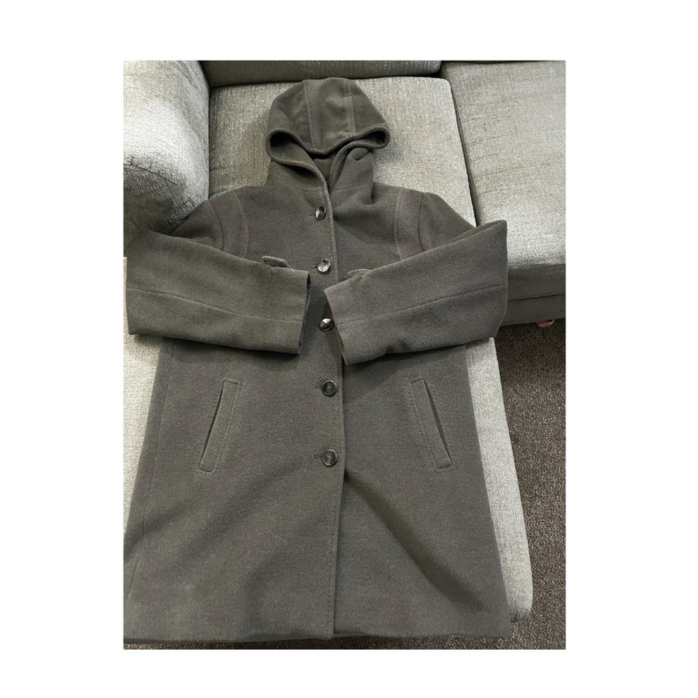 Women’s 55% Wool Jones New York Winter Trench Coat Size 12 - Large